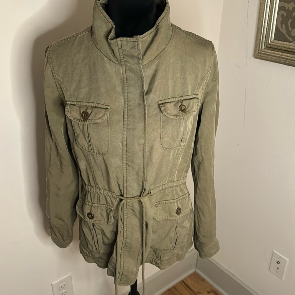 Black Label By C’est Toi Sz S Olive / Military Green Utility jacket
